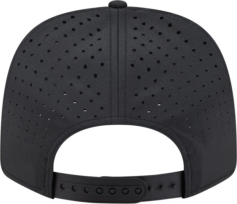 Chicago Cubs New Era Black Bullseye Sport Rope 9SEVENTY Stretch Snap Adjustable Hat Official Team Hat Sports Fan Cap