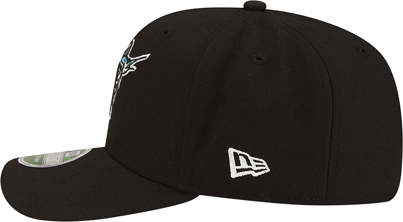 Florida Marlins Cooperstown New Era Black 9SEVENTY Adjustable Hat Official Team Hat Sports Fan Cap