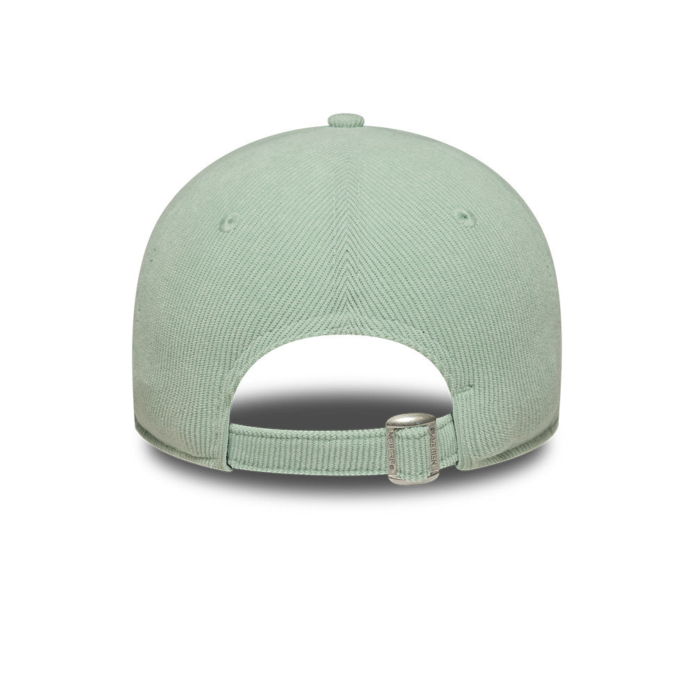 New York Yankees MLB Mini Cord 9FORTY Women Strapback New Era Sage Green Official Team Hat Sports Fan Cap