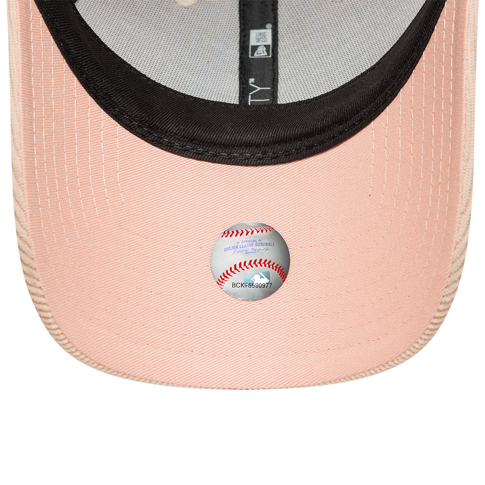 Los Angeles Dodgers MLB Mini Cord 9FORTY Women Strapback New Era Pink Official Team Hat Sports Fan Cap