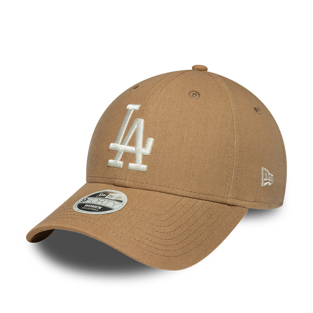 Los Angeles Dodgers MLB Linnen 9FORTY Women Strapback Snapback New Era Official Team Hat Sports Fan Cap