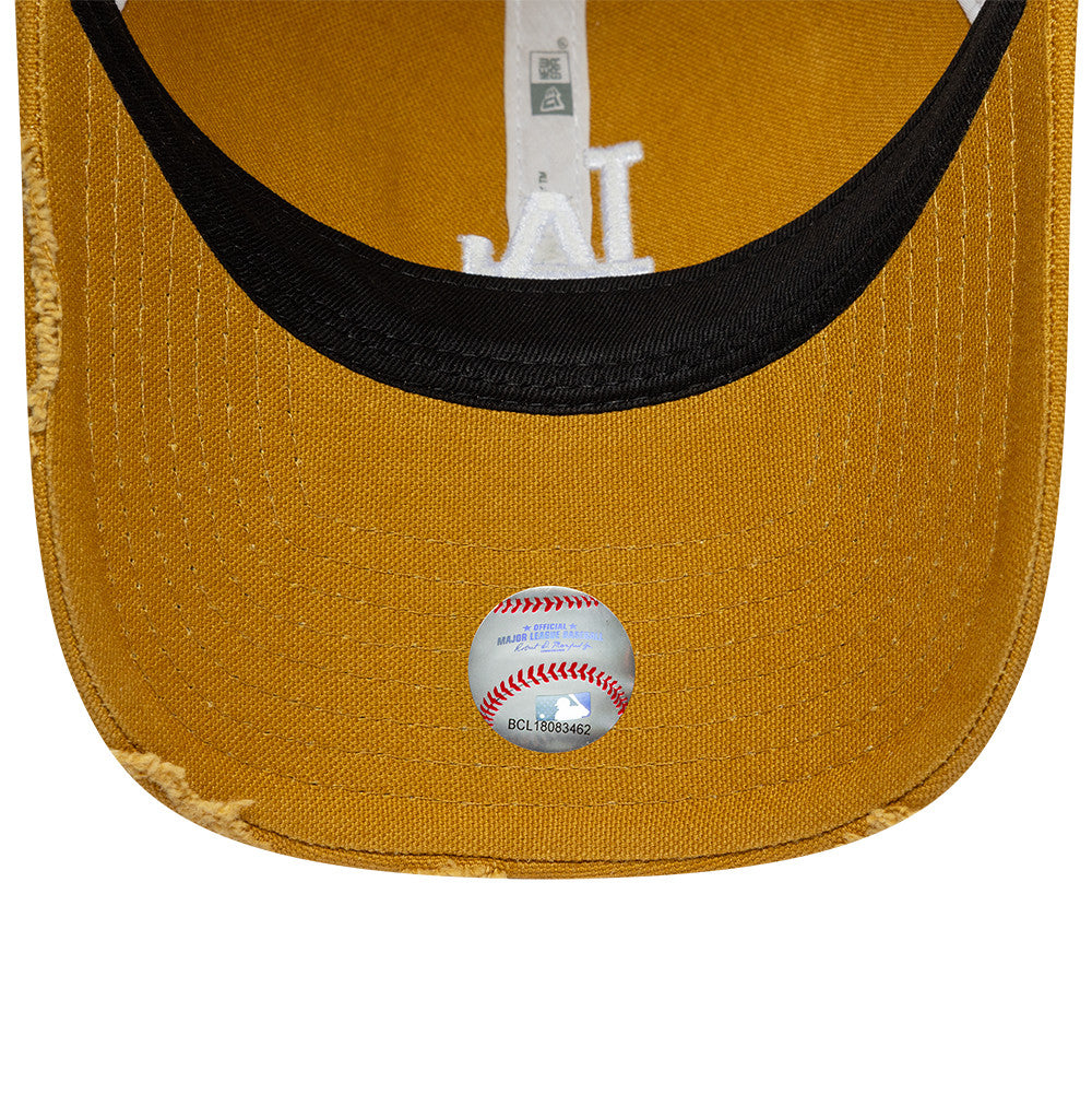 Los Angeles Dodgers MLB Distressed Cotton Canvas 9TWENTY Trucker New Era Official Team Hat Sports Fan Cap
