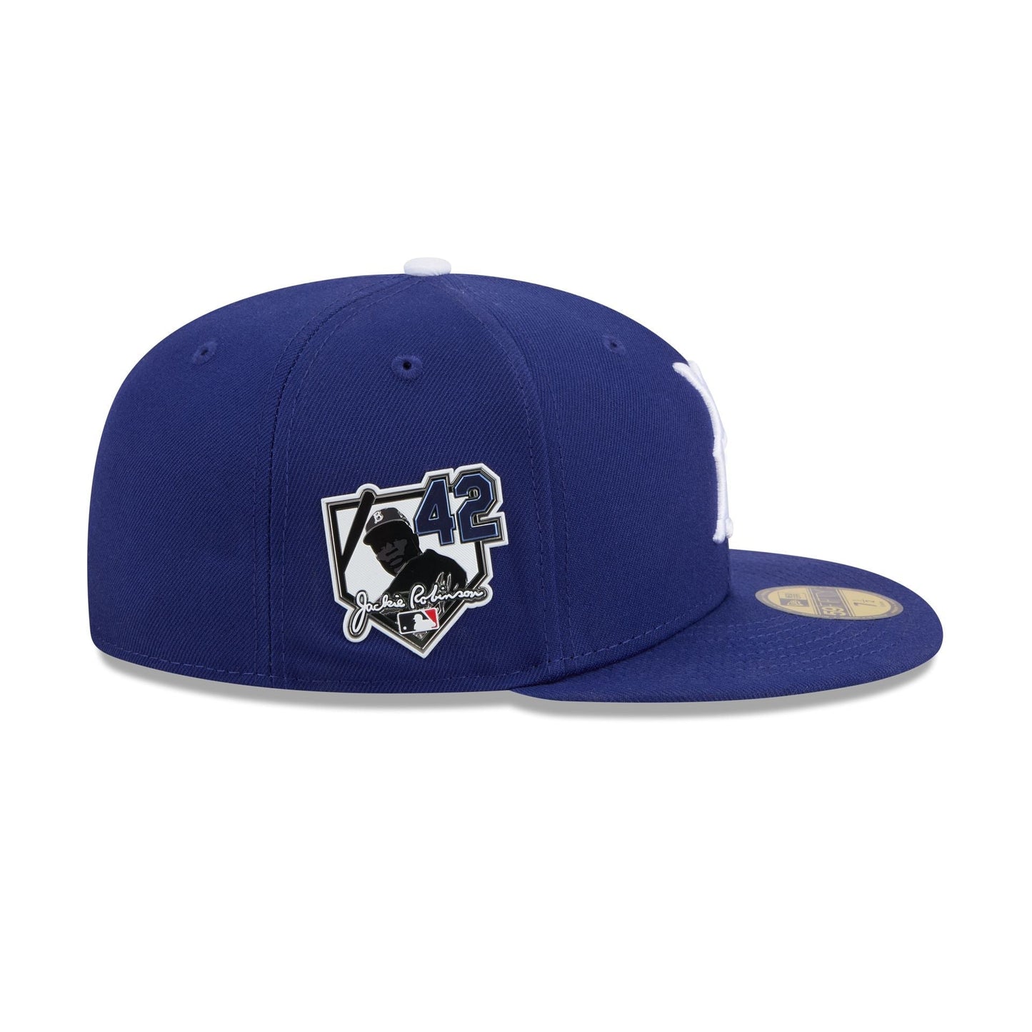 Brooklyn Dodgers Jackie Robinson Day 2026 MLB 59FIFTY New Era Blue Official Team Hat Sports Fan Cap