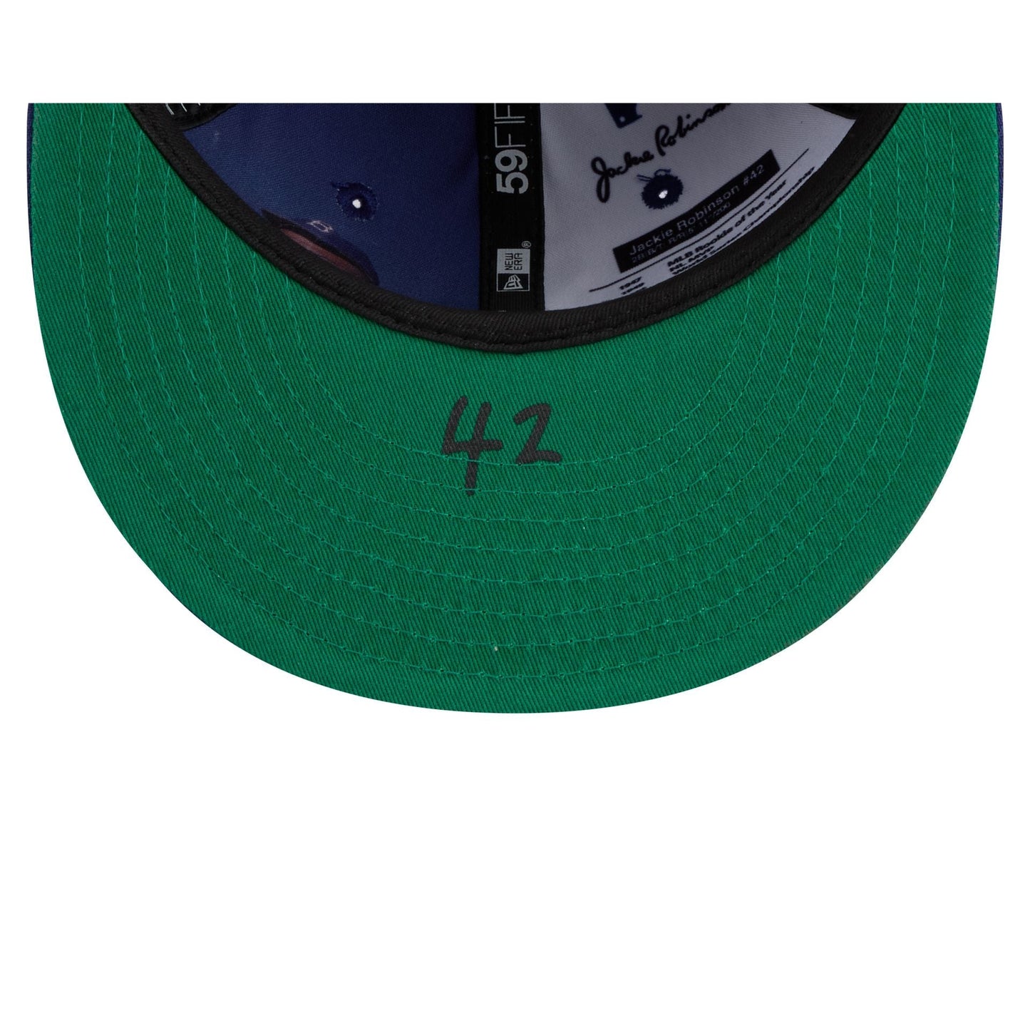 Brooklyn Dodgers Jackie Robinson Day 2026 MLB 59FIFTY New Era Blue Official Team Hat Sports Fan Cap