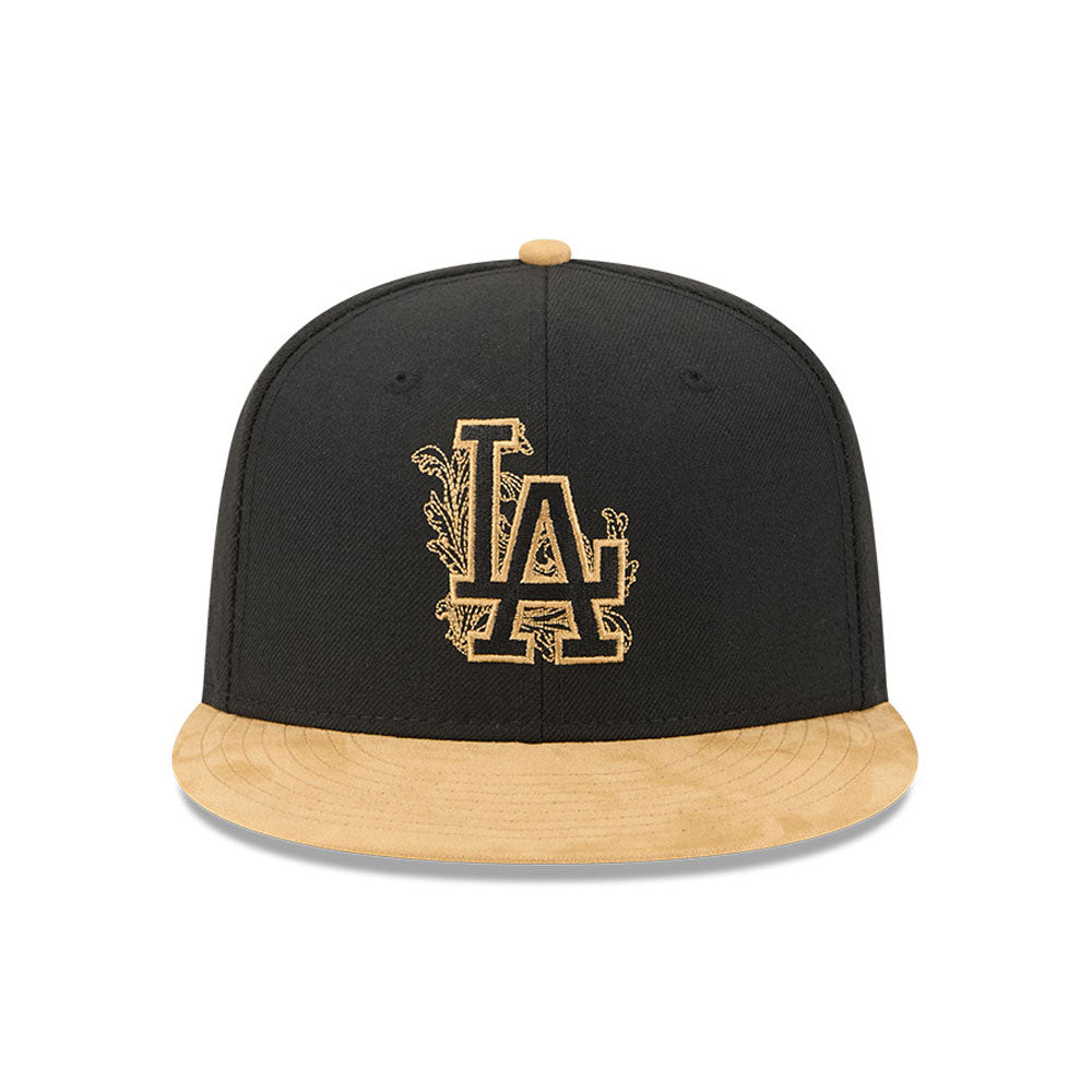 Los Angeles Dodgers MLB 5950Day New Era Black/Gold Official Team Hat Sports Fan Cap