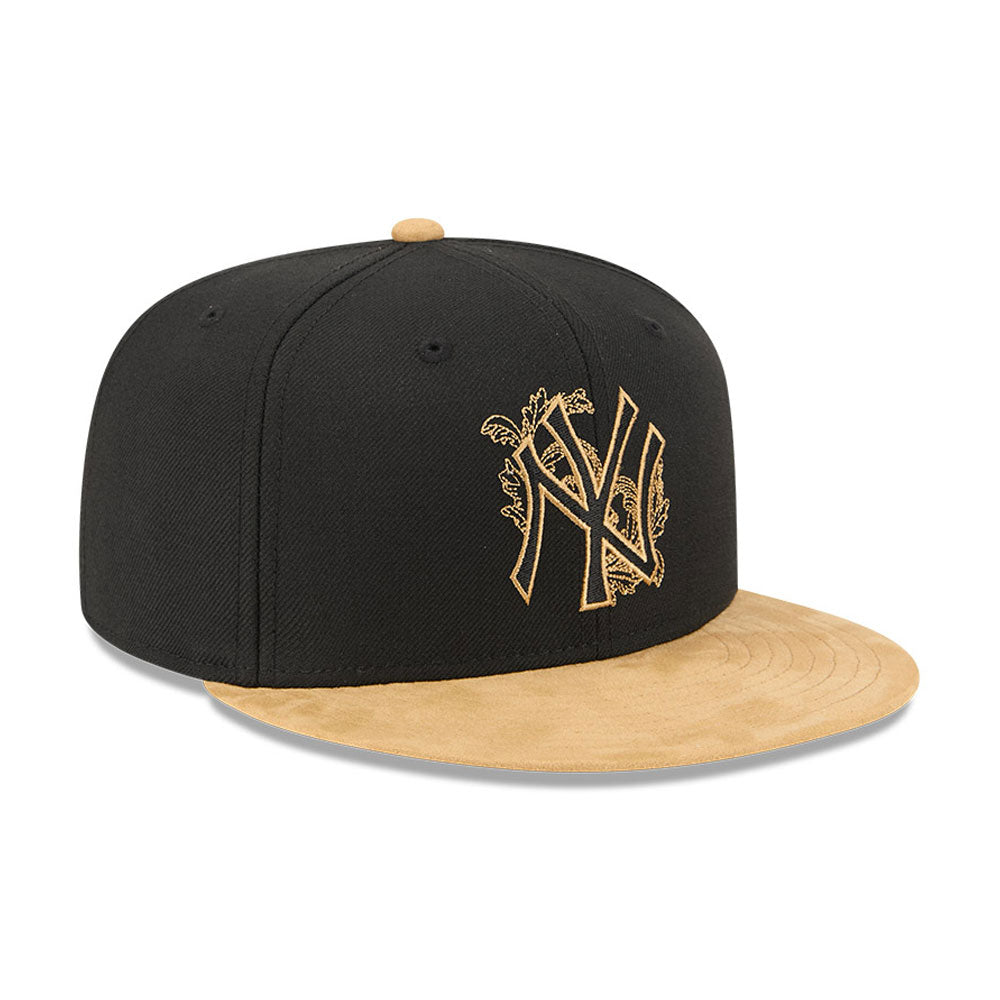 New York Yankees MLB 5950Day New Era Black/Gold Official Team Hat Sports Fan Cap