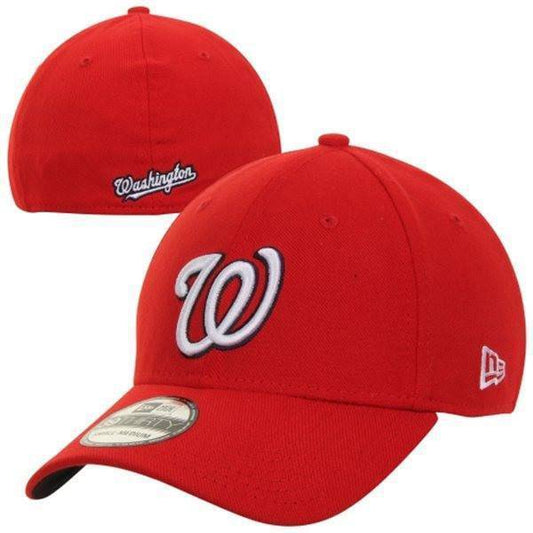 New Era Washington Nationals Team Classic 39THIRTY Flex Cap Official Team Hat Sports Fan Cap