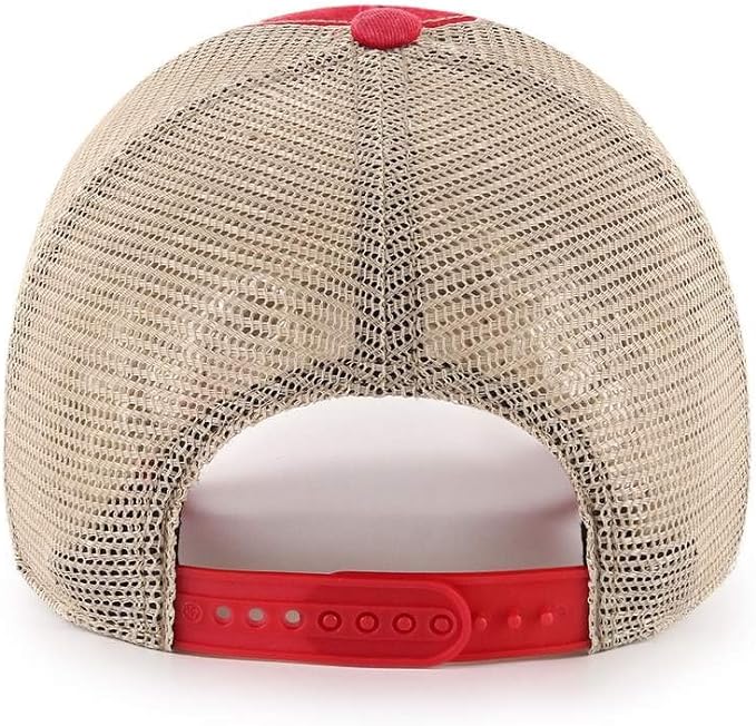Men's '47 Brand St. Louis Cardinals Flagship Wash MVP Structured Hat Official Team Hat Sports Fan Cap