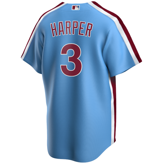 Men's Philadelphia Phillies Bryce Harper Nike Blue Alternate Replica Player Jersey Official Team Jersey Sports Fan Apparel