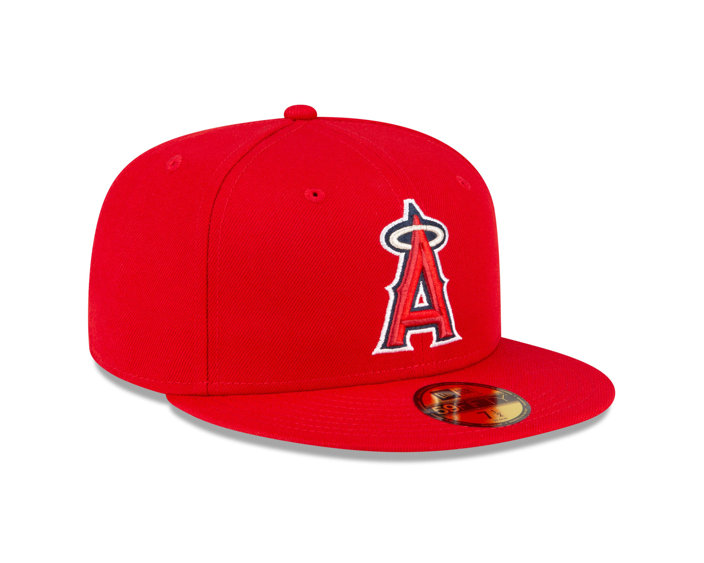 Men's Anaheim Angels New Era Red Game Authentic Collection On-Field 59FIFTY Fitted Hat Official Team Hat Sports Fan Cap