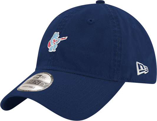 Chicago Cubs New Era Navy Blue Alternate Guitar Bear 9TWENTY Adjustable Hat Official Team Hat Sports Fan Cap