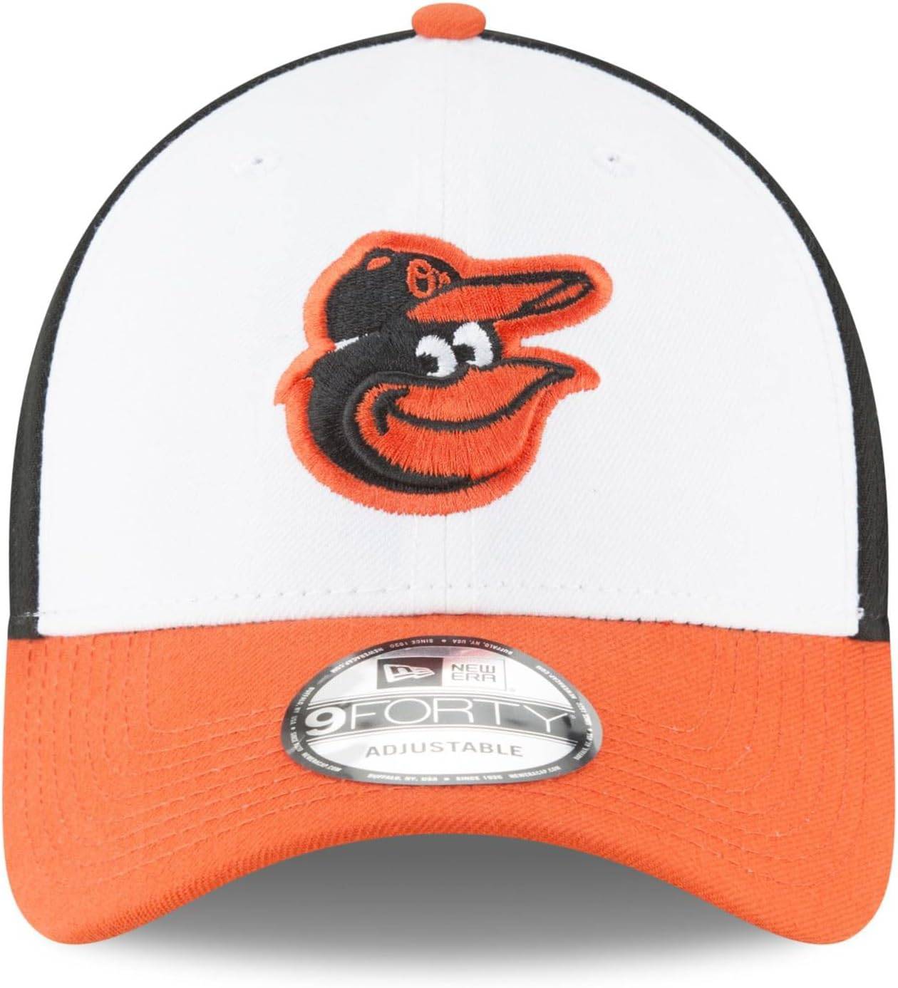 Men's Baltimore Orioles The League 9FORTY Adjustable Home Cap Official Team Hat Sports Fan Cap