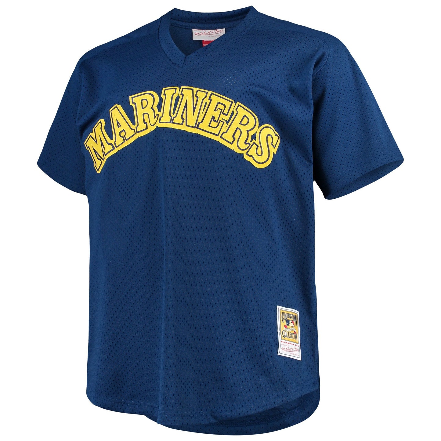 Men's Seattle Mariners Ken Griffey Jr. 1991 Mitchell & Ness Royal Blue Cooperstown Collection Mesh Batting Practice Jersey Official Team Jersey Sports Fan Apparel