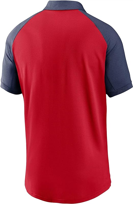 Nike Men's Boston Red Sox Red Dri-FIT Legacy Raglan Polo Official Sports Fan Gear