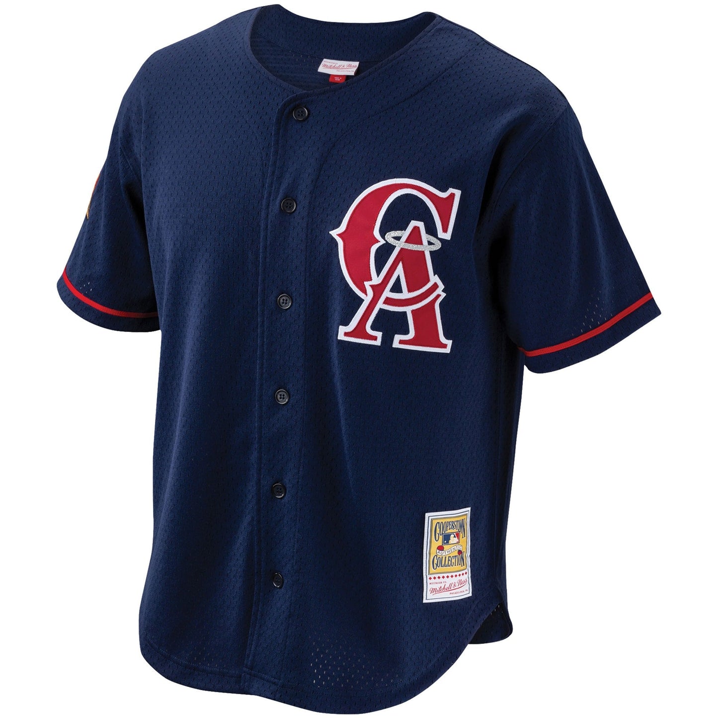 Men's Bo Jackson California Angels Mitchell & Ness Cooperstown Collection Authentic Batting Practice Jersey - Navy Official Team Jersey Sports Fan Apparel