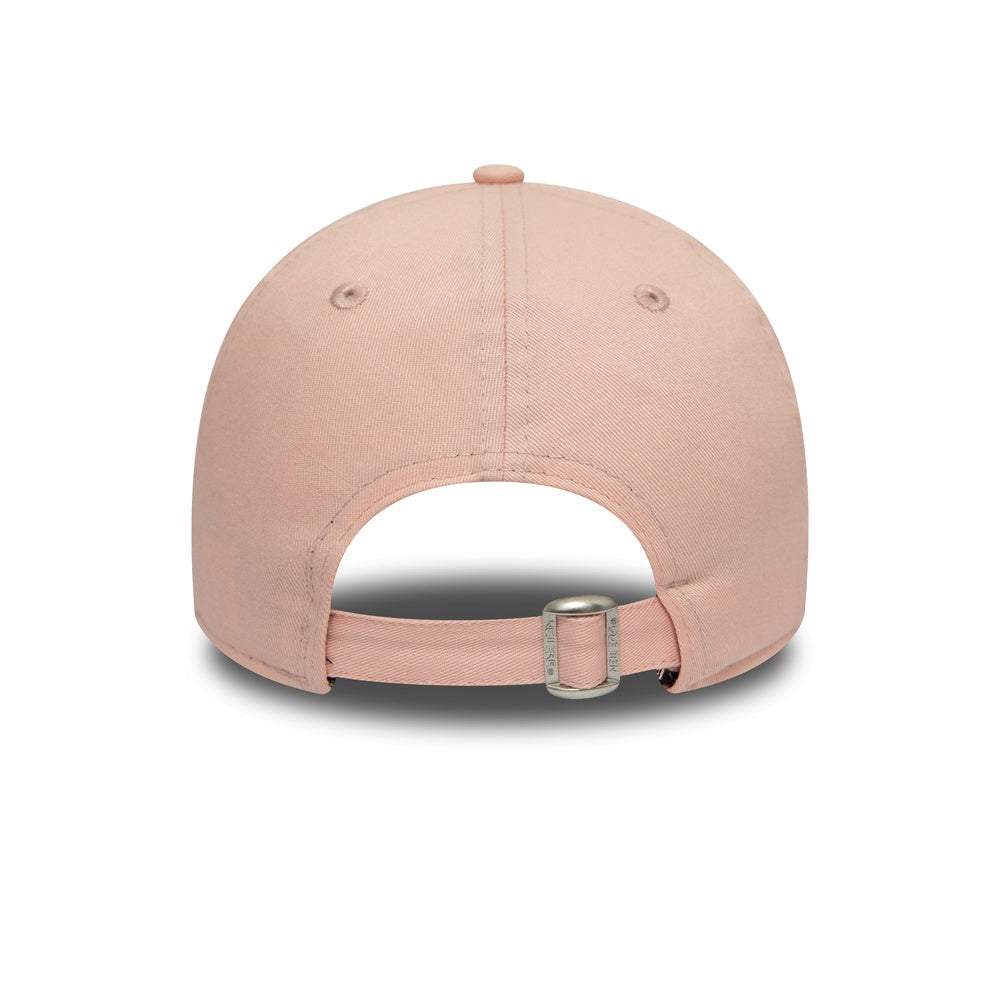 New York Yankees MLB League Essential 9FORTY Women Strapback Light Pink/White Official Team Hat Sports Fan Cap