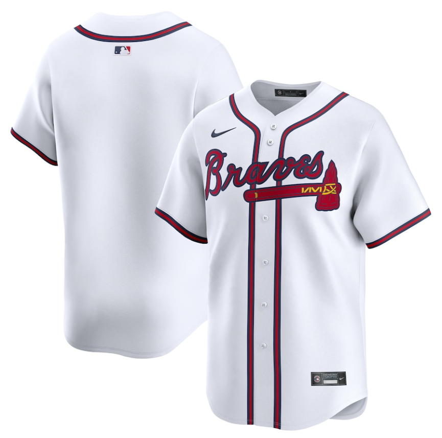 Nike - MLB Game Jersey - Atlanta Braves - Home Official Team Jersey Sports Fan Apparel