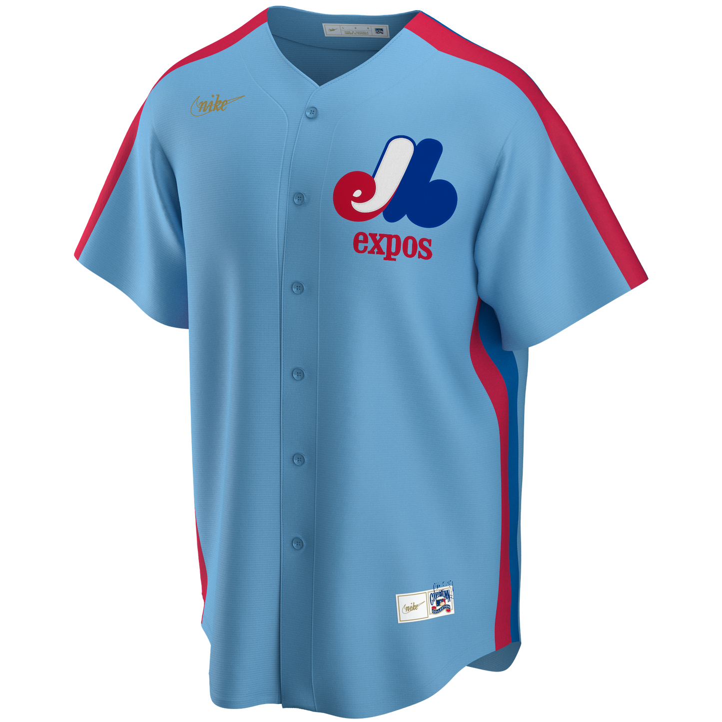 Men's Montreal Expos Vladimir Guerrero Nike Light Blue Road Cooperstown Collection Team Jersey Official Team Jersey Sports Fan Apparel
