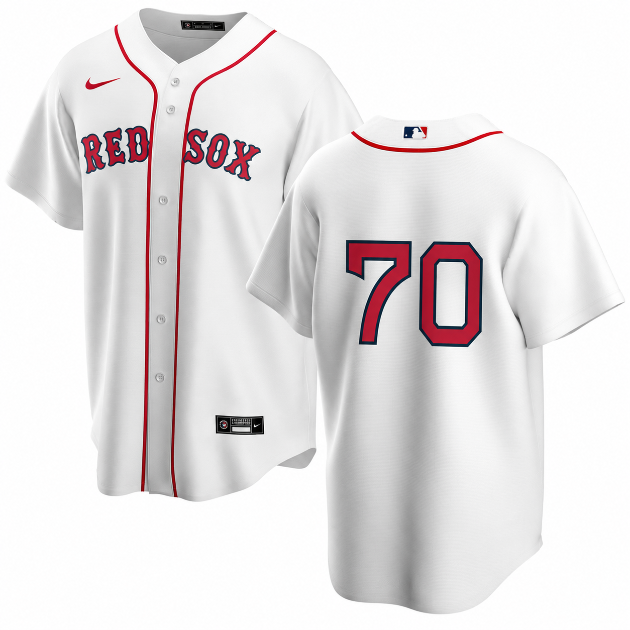 Men's Nike Boston Red Sox Payton Tolle #70 Home Official Replica Player Jersey Official Team Jersey Sports Fan Apparel