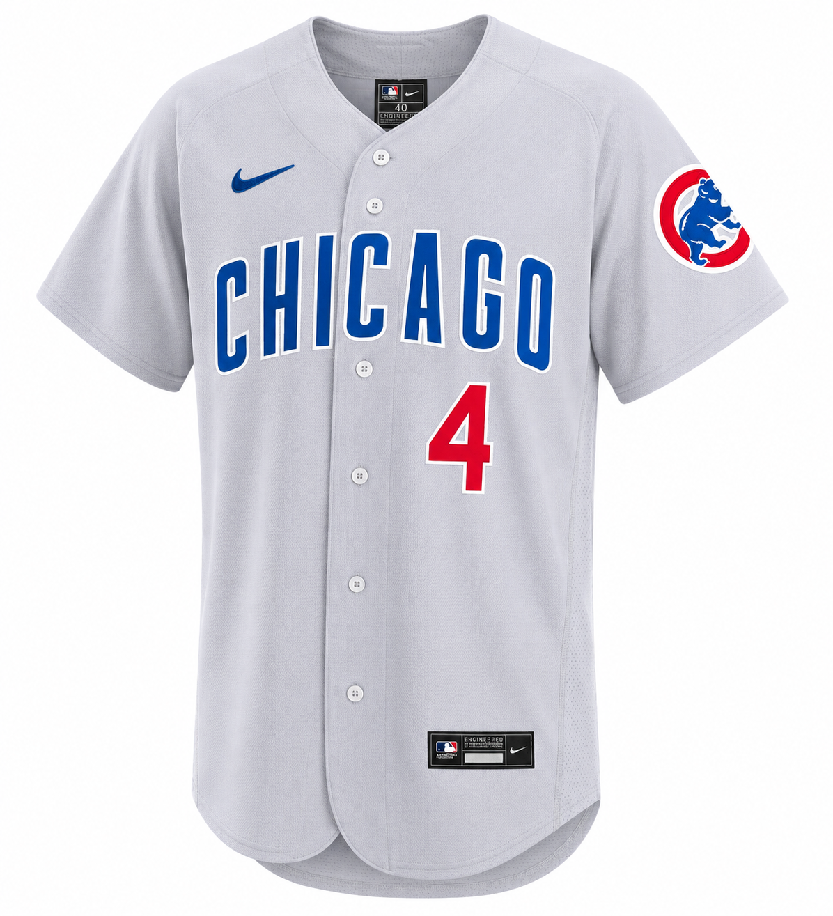 Men's Chicago Cubs Pete Crow-Armstrong Nike Road Gray Authentic Player Jersey Official Team Jersey Sports Fan Apparel