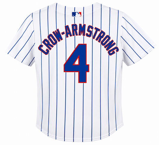 Chicago Cubs Nike Toddler Pete Crow-Armstrong White Home Game Replica Jersey Official Team Jersey Sports Fan Apparel