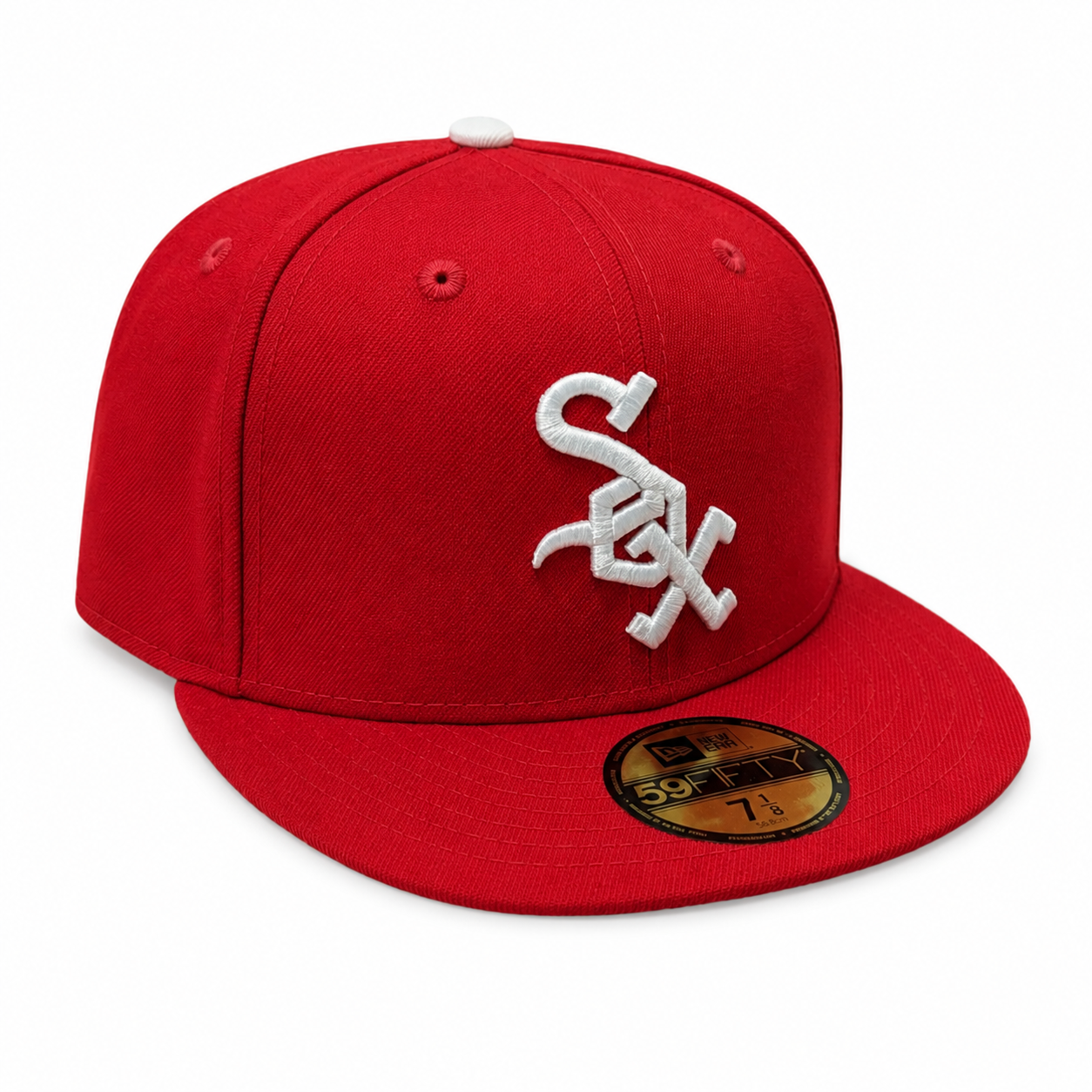 Chicago White Sox Collection 1972 New Era Cooperstown Classics Red 59FIFTY Fitted Hat Official Team Hat Sports Fan Cap