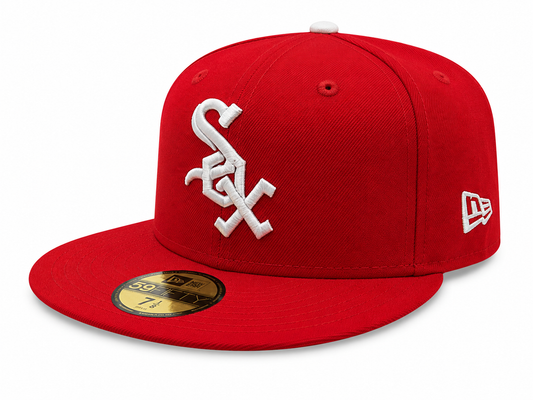Chicago White Sox Collection 1972 New Era Cooperstown Classics Red 59FIFTY Fitted Hat Official Team Hat Sports Fan Cap