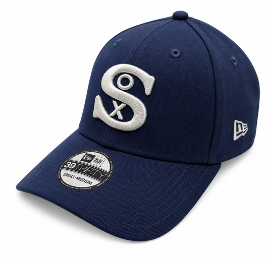 Chicago White Sox New Era 1929 Cooperstown Classics Navy 39THIRTY Flex Fit Hat Official Team Hat Sports Fan Cap