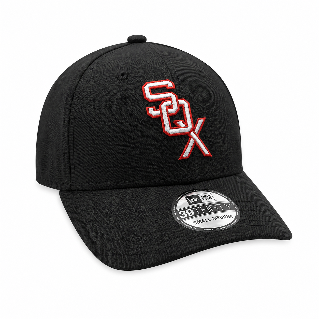 Chicago White Sox 1959 Cooperstown Classics Black 39THIRTY Flex Fit New Era Hat Official Team Hat Sports Fan Cap
