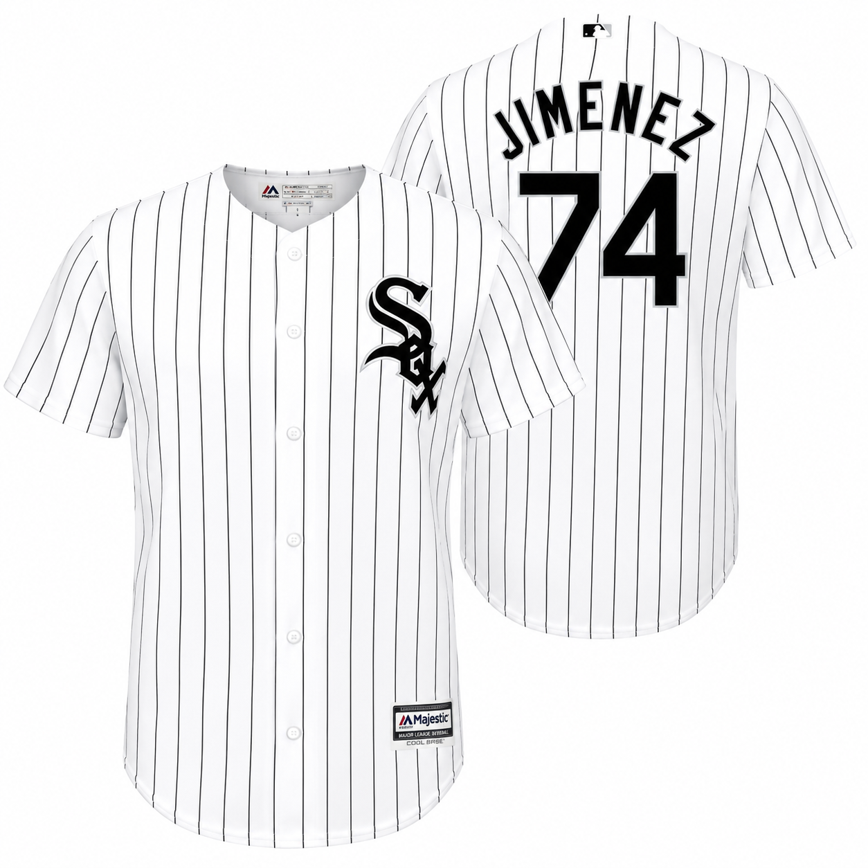 Youth Eloy Jimenez Chicago White Sox Majestic White Home Cool Base Replica Jersey Official Team Jersey Sports Fan Apparel