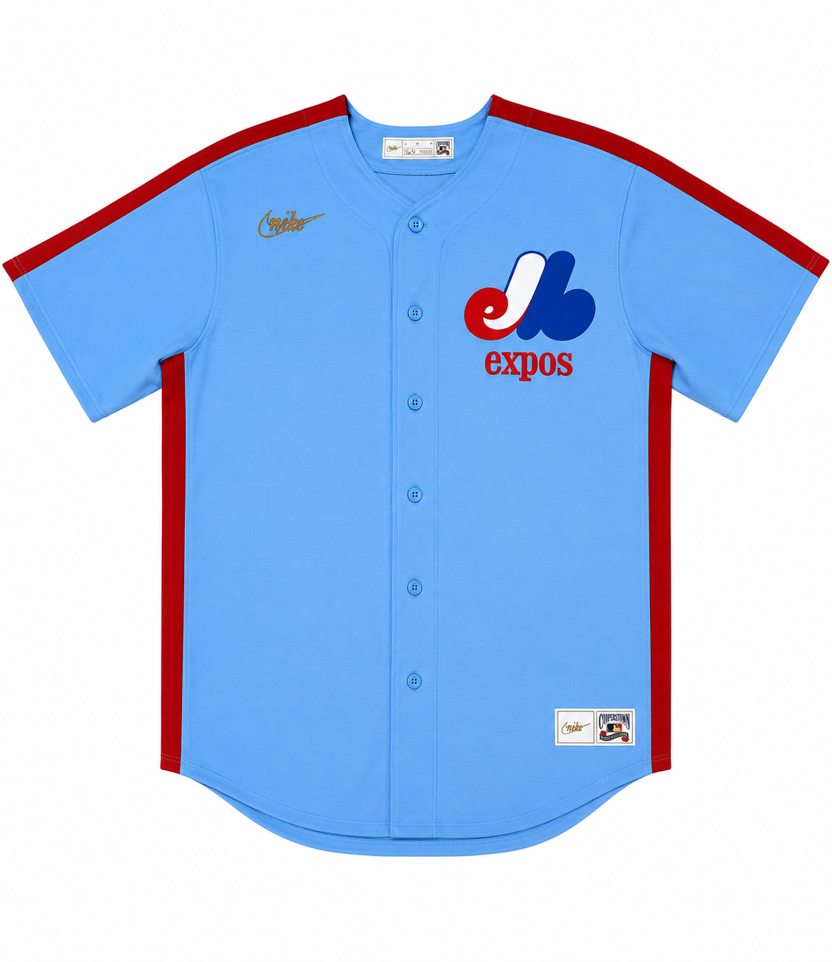 Men's Montreal Expos Andre Dawson Nike Light Blue Road Cooperstown Collection Premium Team Jersey Official Team Jersey Sports Fan Apparel