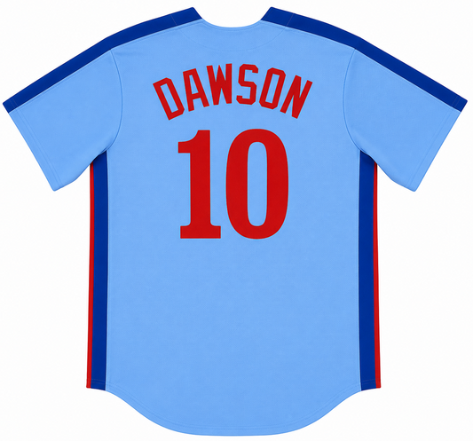 Men's Montreal Expos Andre Dawson Nike Light Blue Road Cooperstown Collection Premium Team Jersey Official Team Jersey Sports Fan Apparel