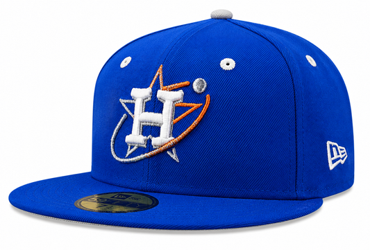 Houston Astros NASA Blue Lift Off Space City 59FIFTY Fitted Hat Official Team Hat Sports Fan Cap