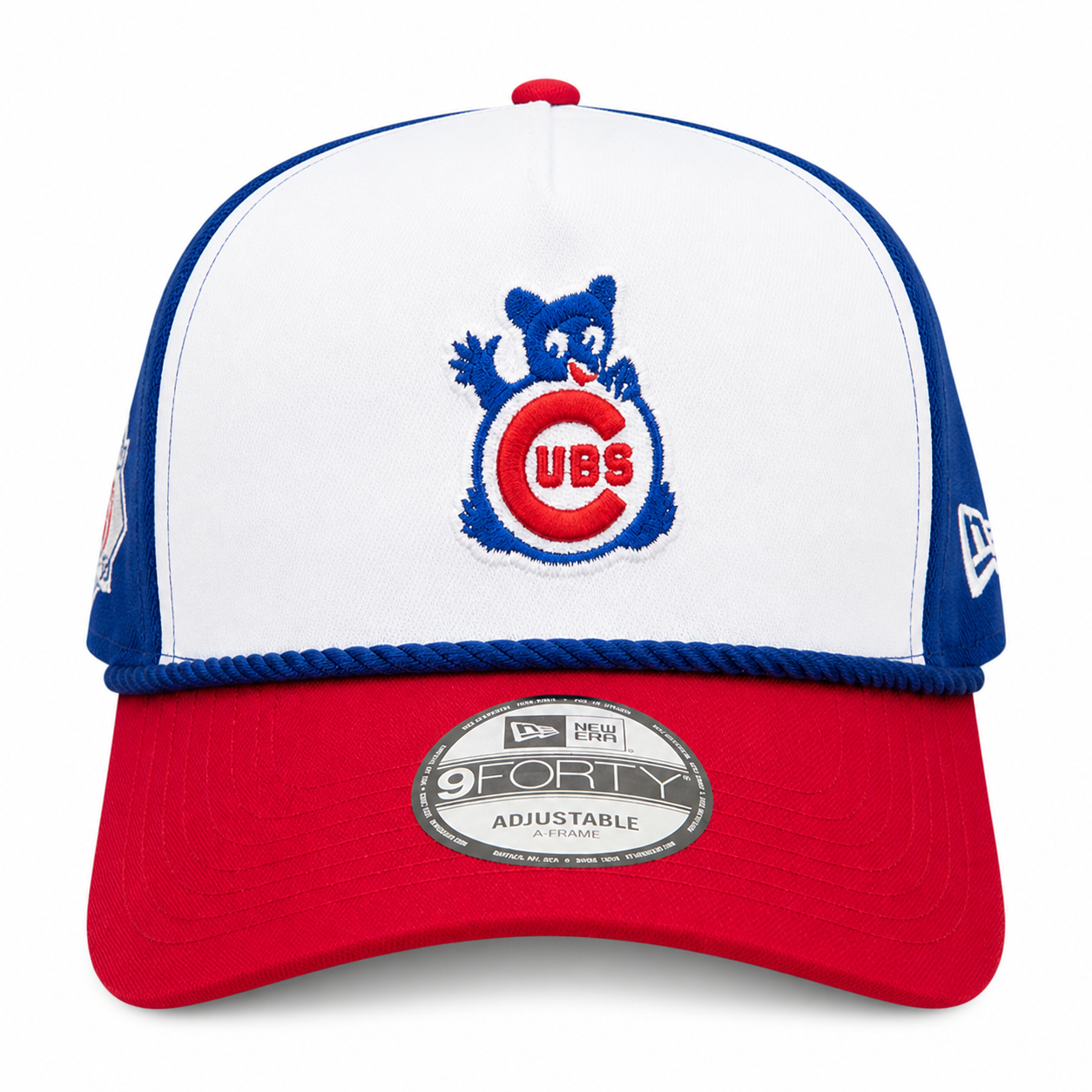 Chicago Cubs New Era Blue A-Frame 150th Anniversary Rope Waving Bear 9FIFTY Snapback Hat Official Team Hat Sports Fan Cap