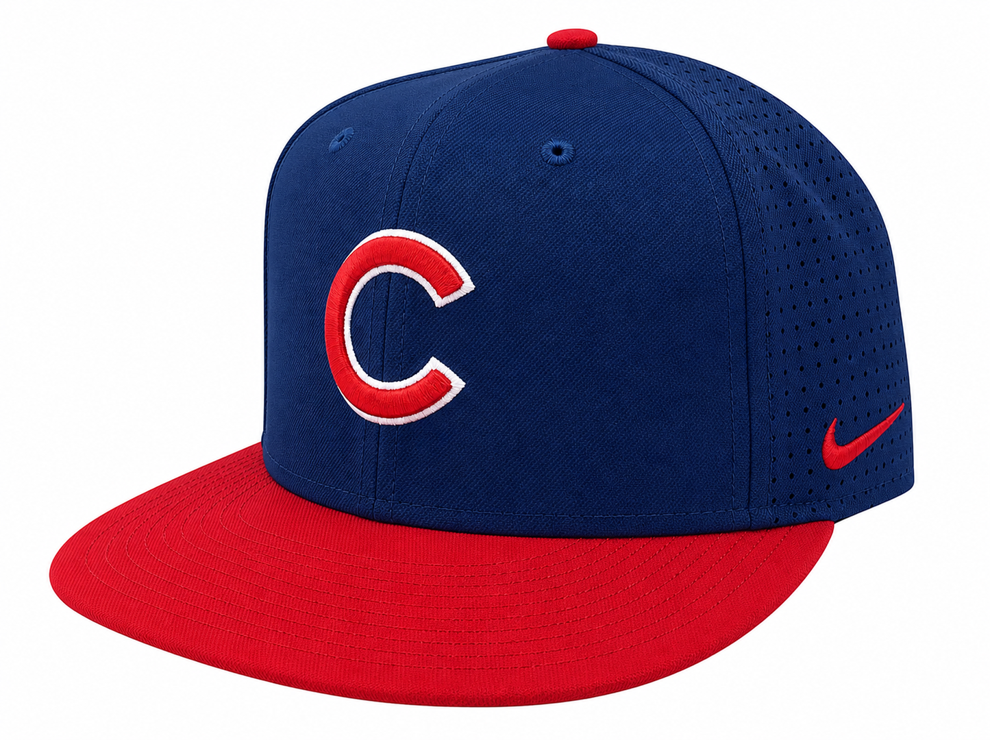NIKE Chicago Cubs 2 Tone Deep Royal/Red Aero True Adjustable Dri-Fit Performance Hat Official Team Hat Sports Fan Cap