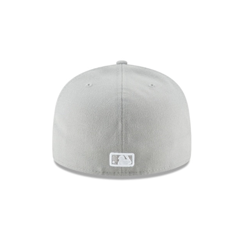 Los Angeles Dodgers MLB League Essential 59FIFTY Fitted New Era Gray/White Official Team Hat Sports Fan Cap