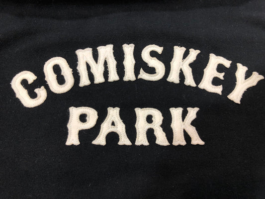 Mens Comiskey Park Heavyweight Black Hoodie 1