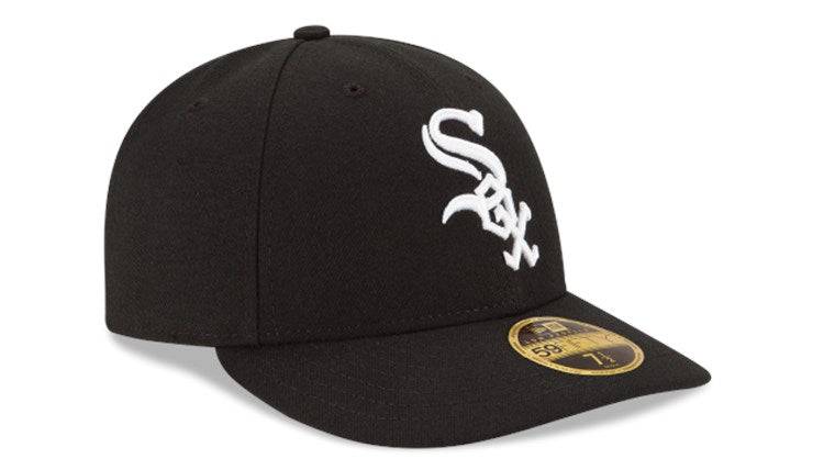 Men's Chicago White Sox New Era Black Authentic Collection On Field Low Profile Game 59FIFTY Fitted Hat Official Team Hat Sports Fan Cap