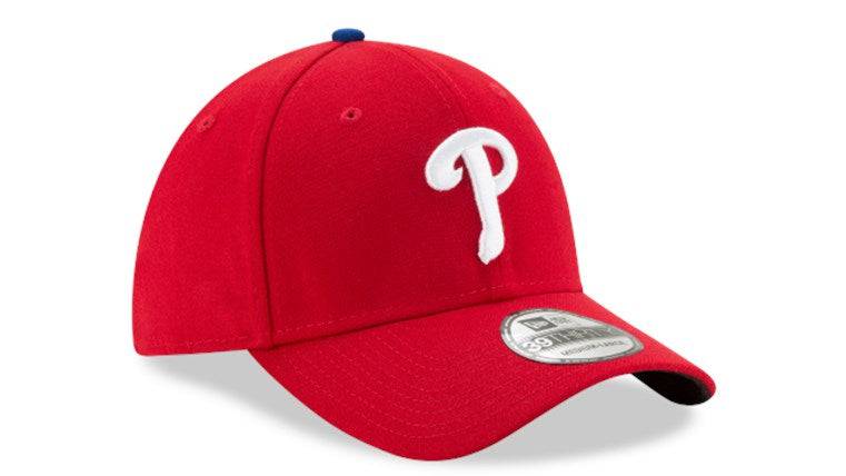 Mens MLB New Era Philadelphia Phillies Team Classic 39THIRTY Flex Fit Hat Official Team Hat Sports Fan Cap