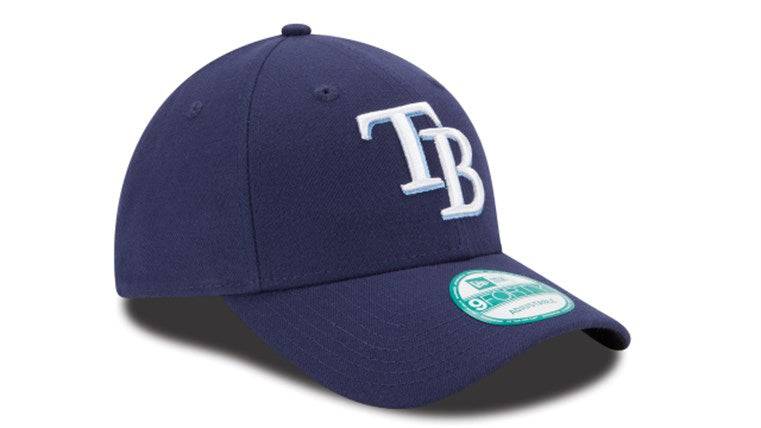 Men's New Era Tampa Bay Rays The League 9FORTY Adjustable Game Cap Official Team Hat Sports Fan Cap