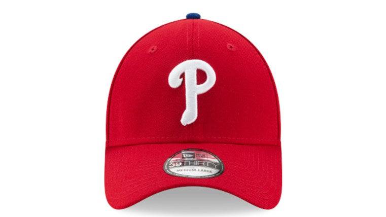 Mens MLB New Era Philadelphia Phillies Team Classic 39THIRTY Flex Fit Hat Official Team Hat Sports Fan Cap