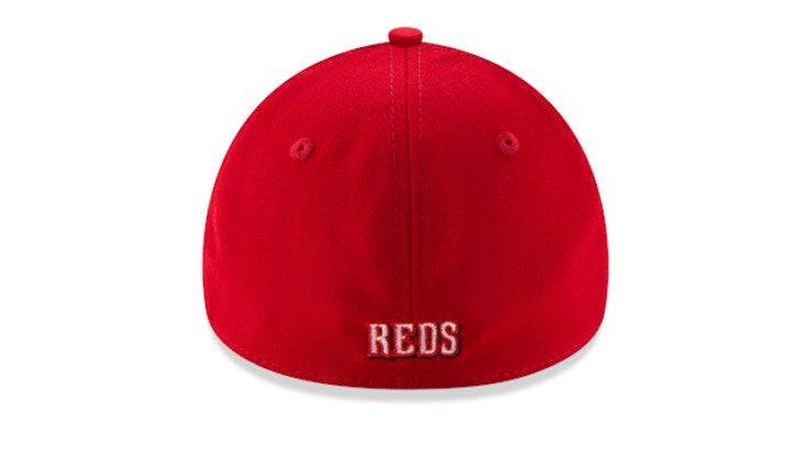 Mens MLB Cincinnati Reds Home Team Classic 39THIRTY Flex Fit Hat By New Era Official Team Hat Sports Fan Cap