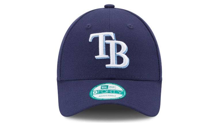 Men's New Era Tampa Bay Rays The League 9FORTY Adjustable Game Cap Official Team Hat Sports Fan Cap