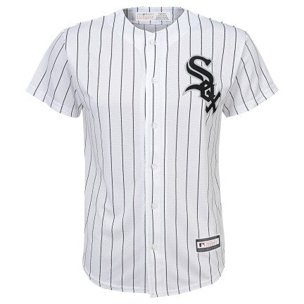 Youth MLB Branded Chicago White Sox Blank White Home Cool Base Jersey Official Team Jersey Sports Fan Apparel