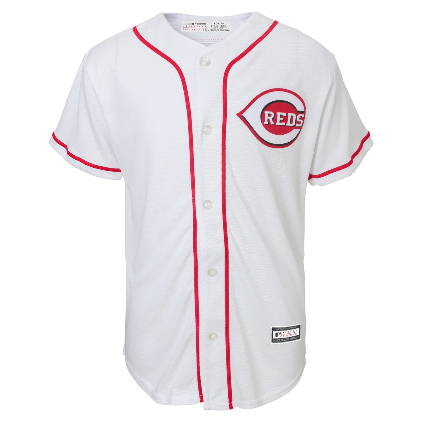 Youth Cincinnati Reds Elly De La Cruz MLB Home Replica Screen Print Jersey Official Team Jersey Sports Fan Apparel