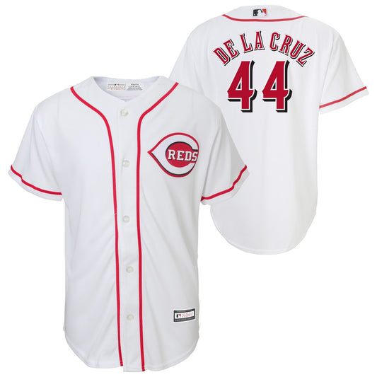 Youth Cincinnati Reds Elly De La Cruz MLB Home Replica Screen Print Jersey Official Team Jersey Sports Fan Apparel