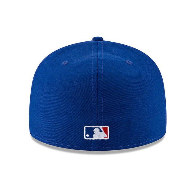 Chicago Cubs New Era 2016 World Series Wool 2 Tone Royal/Black 59FIFTY Fitted Hat Official Team Hat Sports Fan Cap