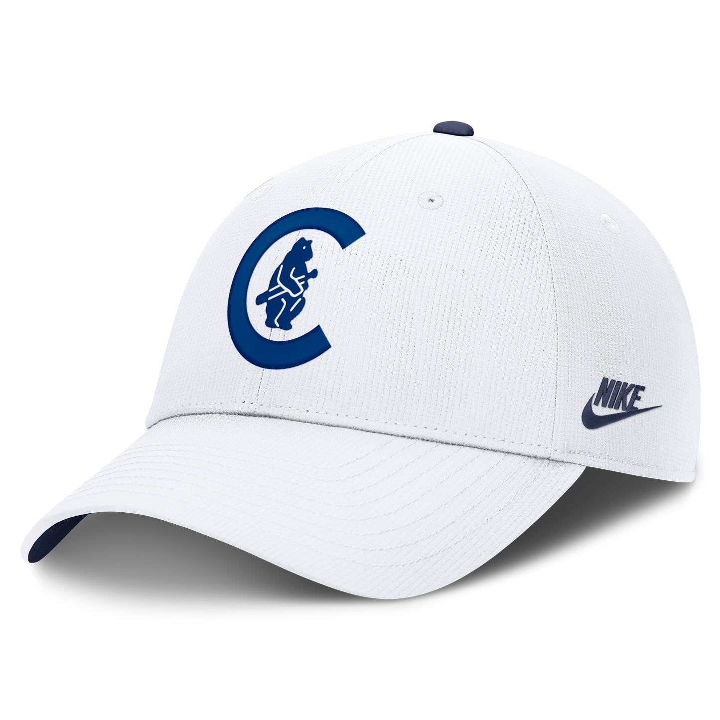 Chicago Cubs Nike Cooperstown Club Logo White Adjustable Hat Official Team Hat Sports Fan Cap