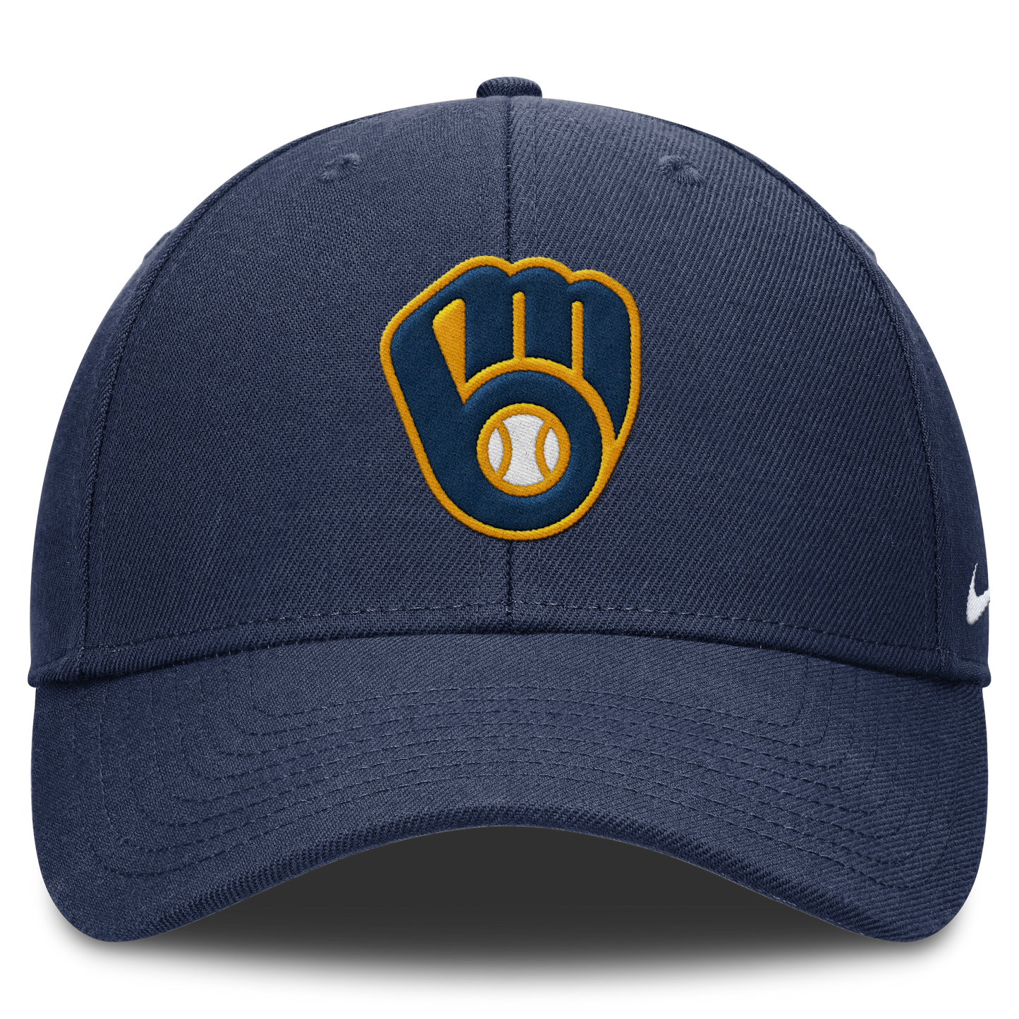 Milwaukee Brewers Nike Navy Club Adjustable Hat Official Team Hat Sports Fan Cap