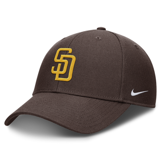 San Diego Padres Nike Brown Club Adjustable Hat Official Team Hat Sports Fan Cap